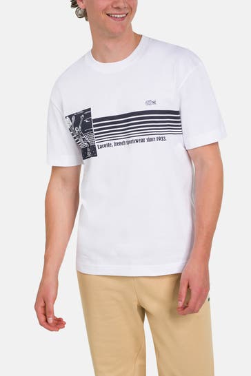 LACOSTE T-Shirt zweifarbig