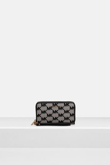 MICHAEL MICHAEL KORS - Geldbörse 'Jet Set Travel' zweifarbig