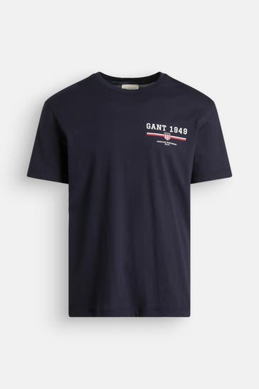 GANT T-Shirt dunkelblau