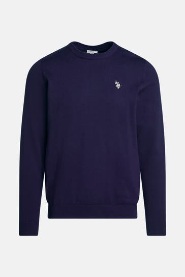 U.S. POLO ASSN. Strickpullover dunkelblau