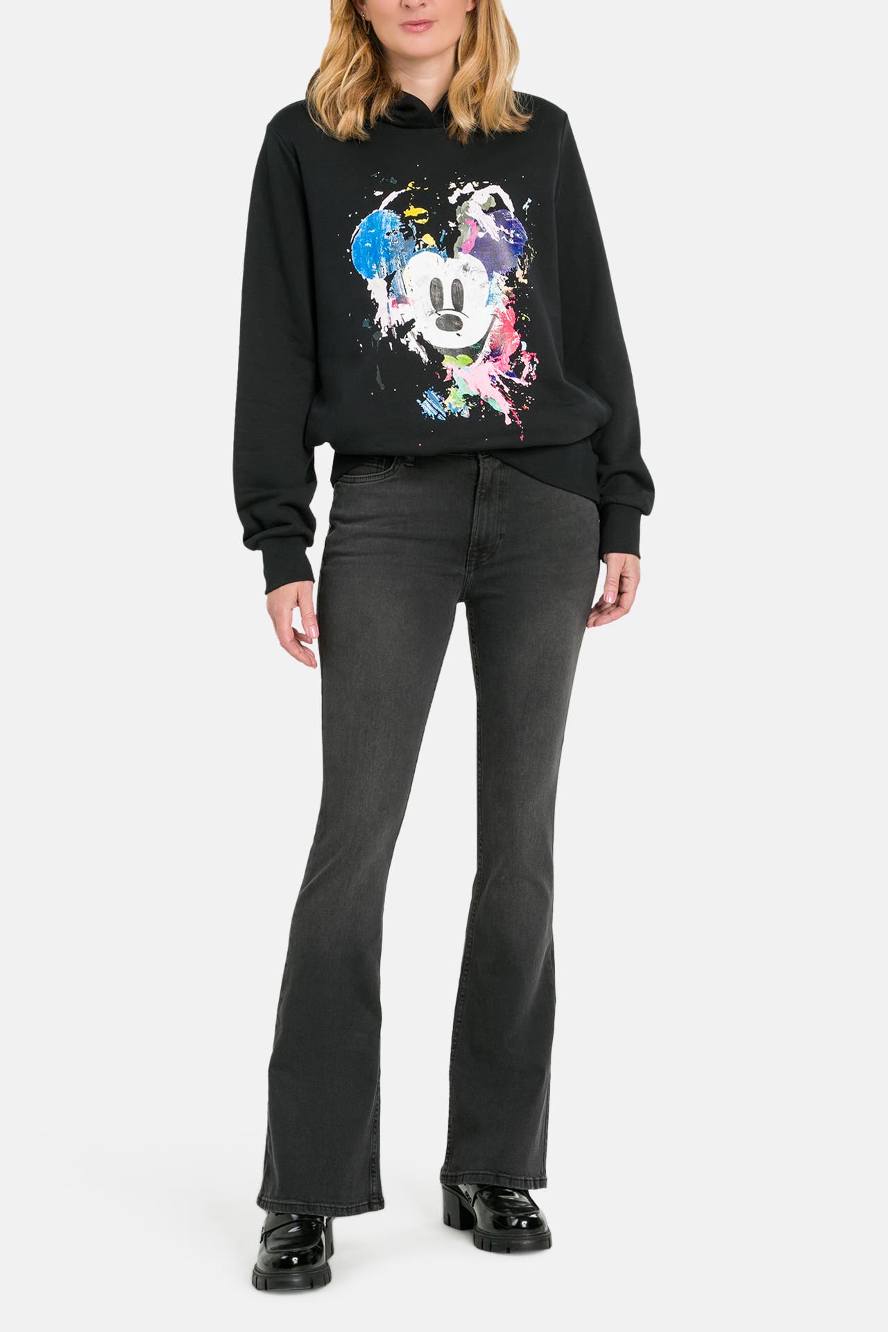 DESIGUAL Jeans 'Dublin' flared dunkelgrau, Bild 1