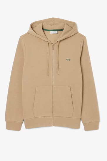 LACOSTE Sweatjacke hellbraun