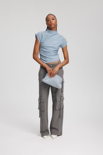 GESTUZ T-Shirt azurblau