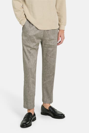 DRYKORN Leinenmix-Hose 'Deger' grau