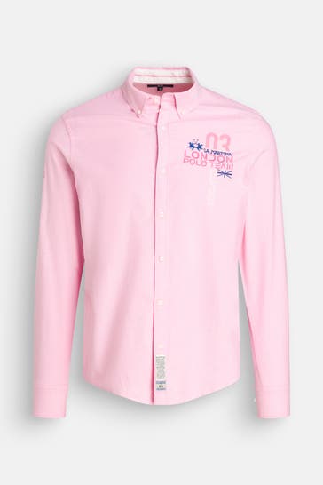 LA MARTINA Casual-Hemd rosa