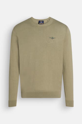 AERONAUTICA MILITARE Strickpullover pastellgrün