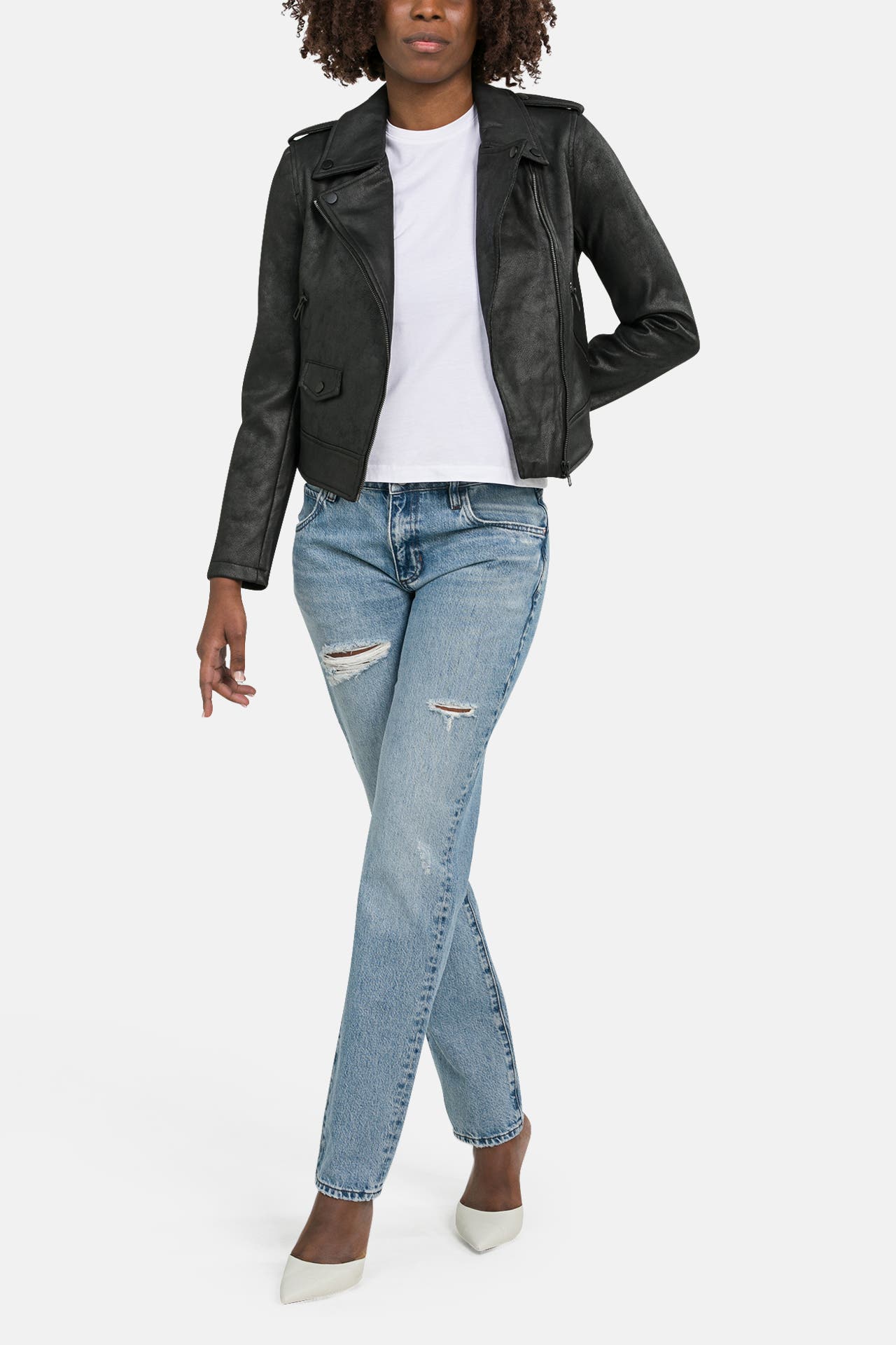 DESIGUAL Kunstlederjacke 'Filadelfia' schwarz, Bild 1