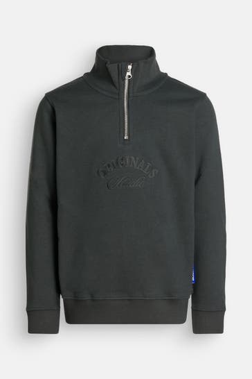 JACK & JONES Sweattroyer dunkelgrün