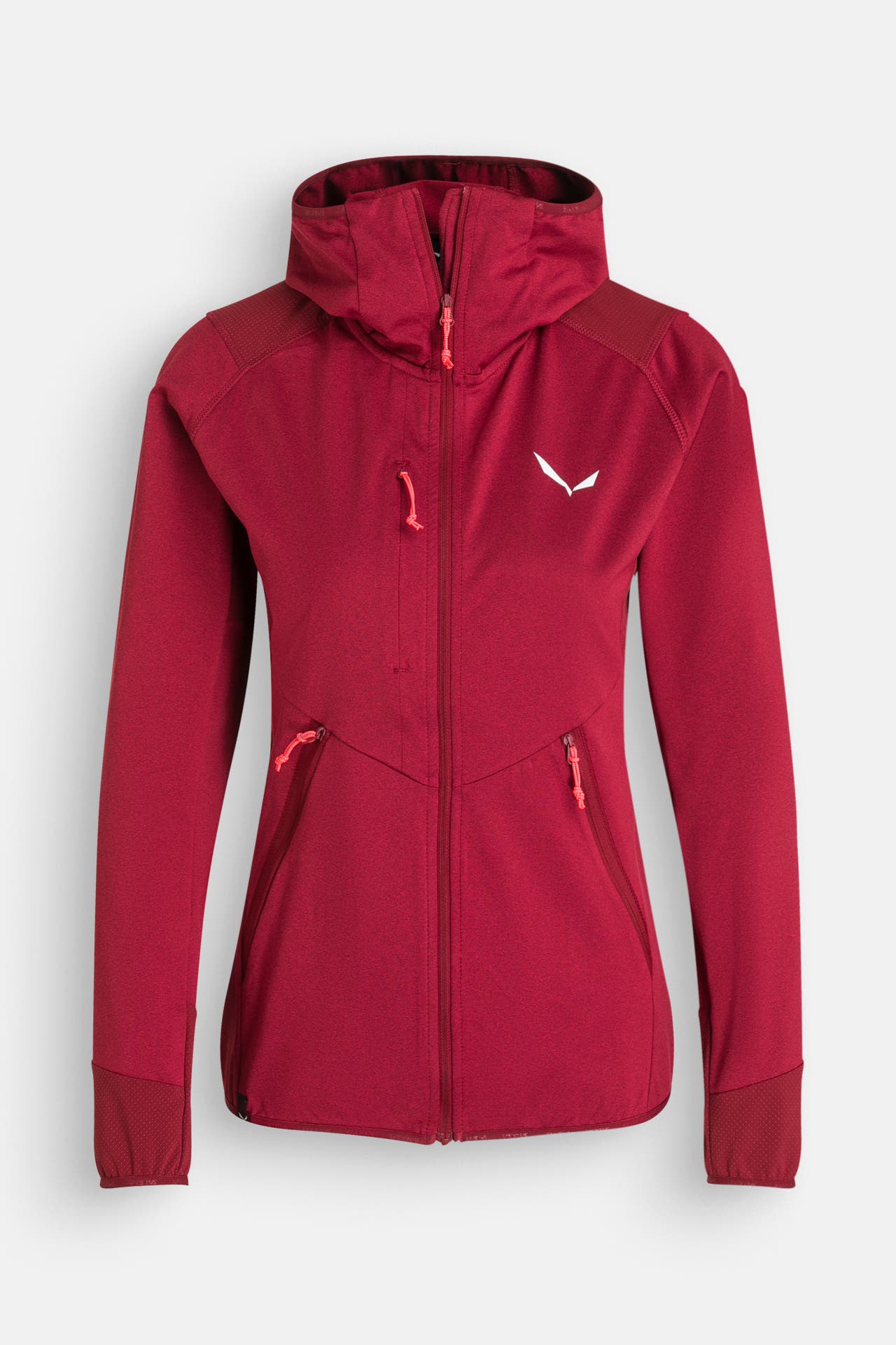 SALEWA Fleecejacke 'Agner Hybrid' dunkelrot, Bild 1