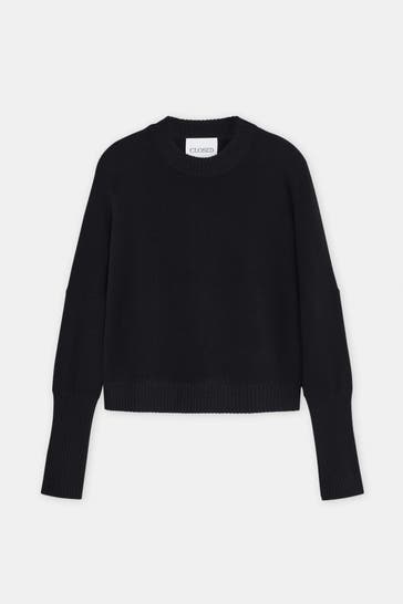 CLOSED Wollpullover schwarz