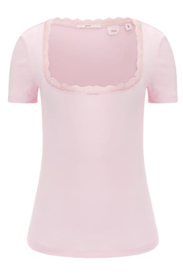 GUESS T-Shirt hellrosa