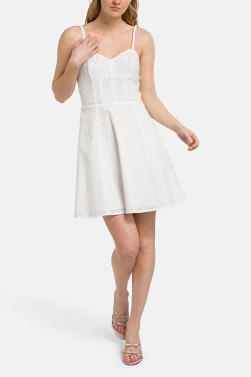 GUESS Kleid 'Lena' weiß