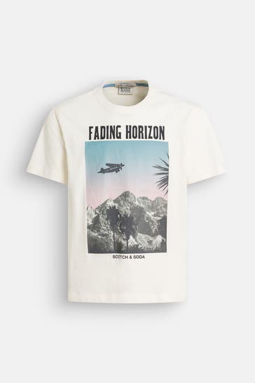 SCOTCH & SODA T-Shirt ecru