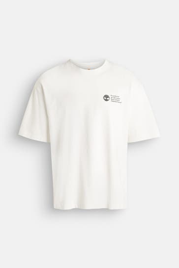TIMBERLAND T-Shirt 'Archive Boot' offwhite