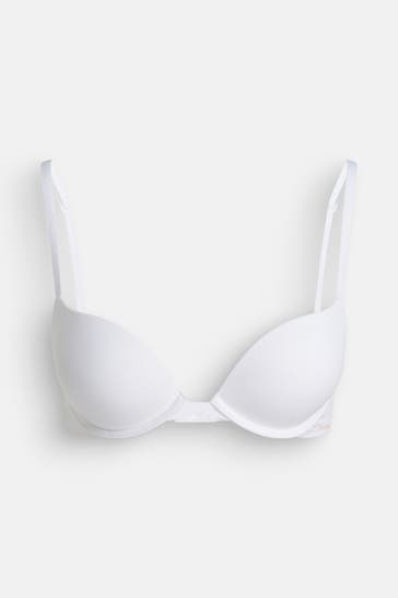 CK UNDERWEAR Push Up-BH 'Memory' weiß