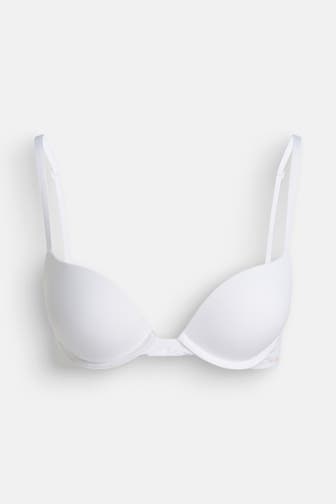 CK UNDERWEAR Push Up-BH 'Memory' weiß