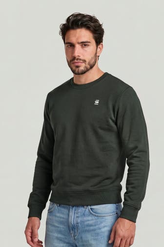 G-STAR Sweatshirt dunkelgrün