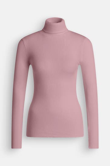 ROSEMUNDE Rollkragenpullover 'Balta' altrosa