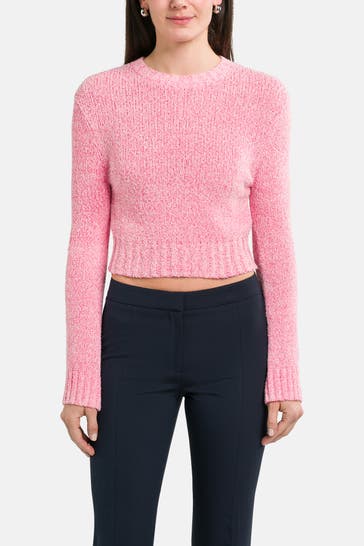 HUGO Strickpullover 'Solarina' neonpink