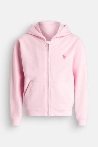 U.S. POLO ASSN. Sweatjacke 'Sweet' rosa