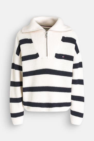 TOMMY HILFIGER Strickpullover gestreift