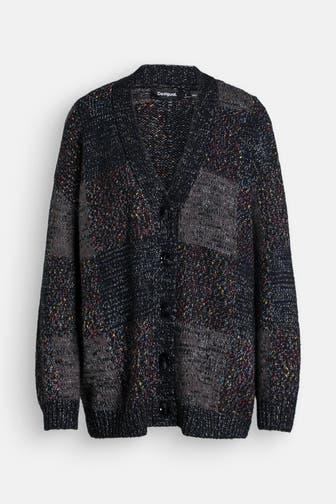 DESIGUAL Strickjacke 'Segura' gemustert