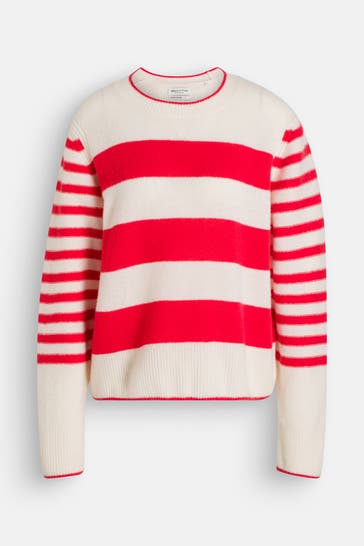 MARC O'POLO Wollpullover gestreift
