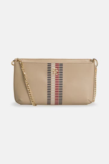 TOMMY HILFIGER Umhängetasche beige