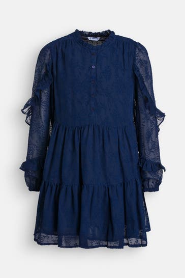 MAYORAL Kleid 'Fantasie' dunkelblau