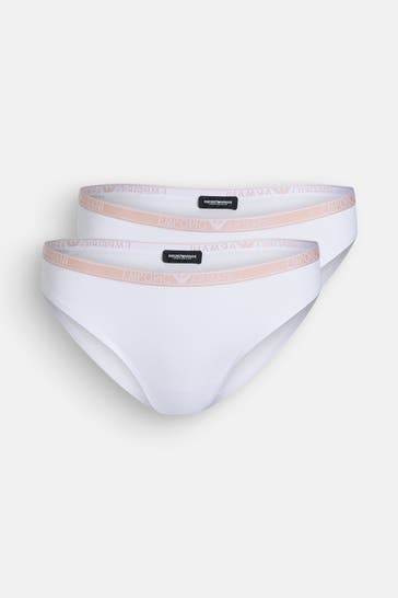 EMPORIO ARMANI 2er-Pack Slips weiß