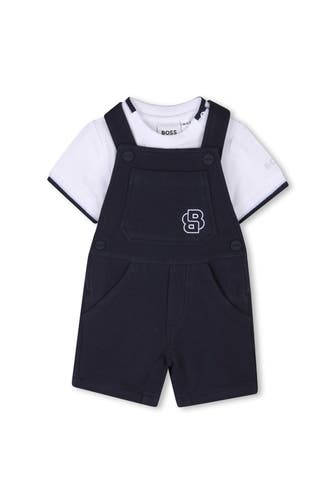 BOSS Set: T-Shirt und Latzhose