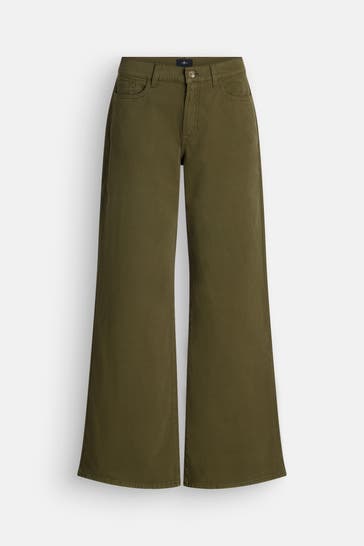 7 FOR ALL MANKIND Stoffhose 'Lotta' oliv
