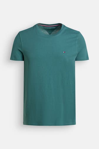 TOMMY HILFIGER T-Shirt smaragdgrün