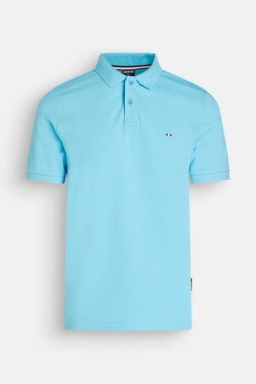HECHTER Paris Polo-Shirt himmelblau