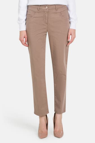 LUISA CERANO Jeans beige tapered