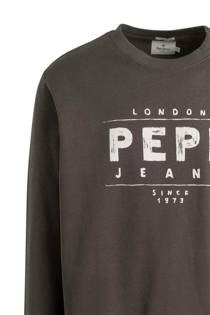 Pepe Jeans Grigio Cotton Mens Sweater