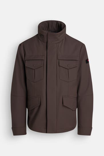 PEUTEREY Jacke 'Stripes' dunkelbraun