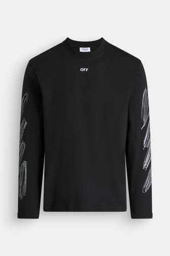 OFF-WHITE Langarmshirt schwarz