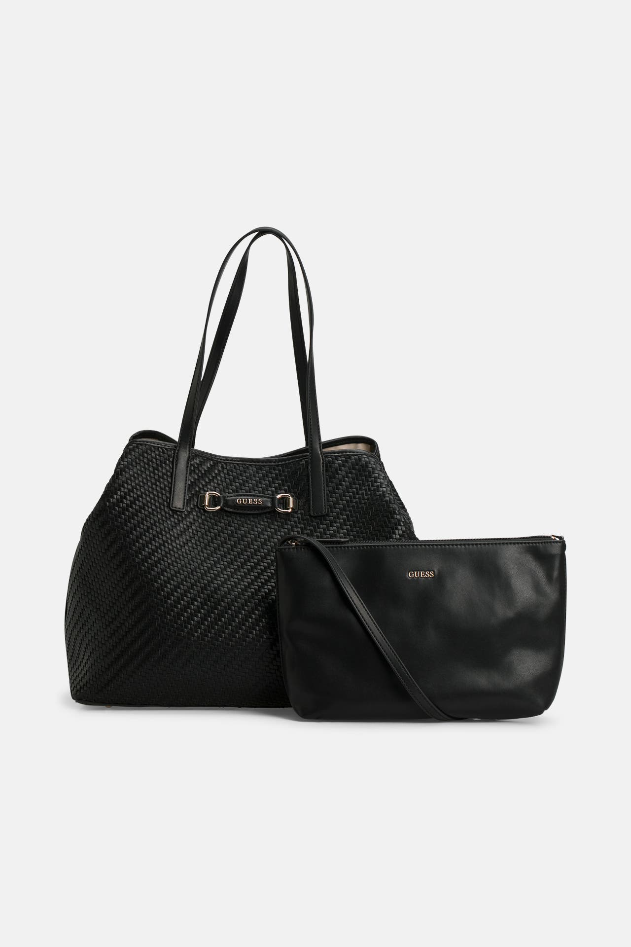 GUESS 2 in 1 Shopper 'Vikky' schwarz, Bild 1
