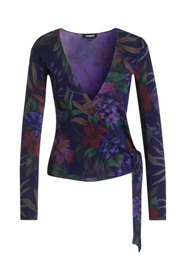 DESIGUAL Strickpullover gemustert