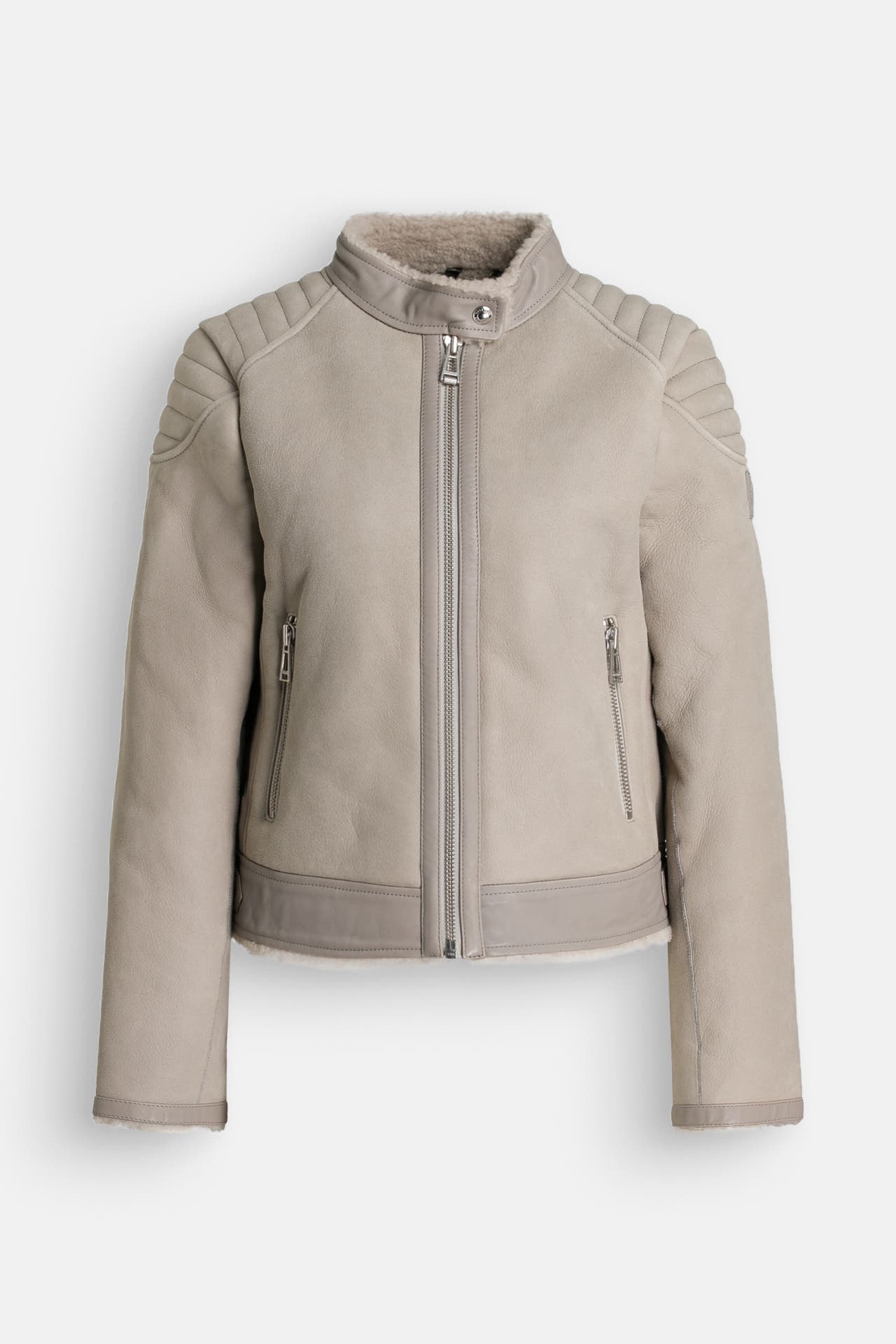 BELSTAFF Lederjacke grau, Bild 1