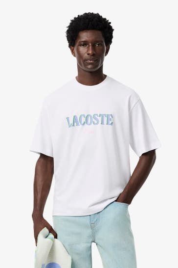 LACOSTE T-Shirt weiß