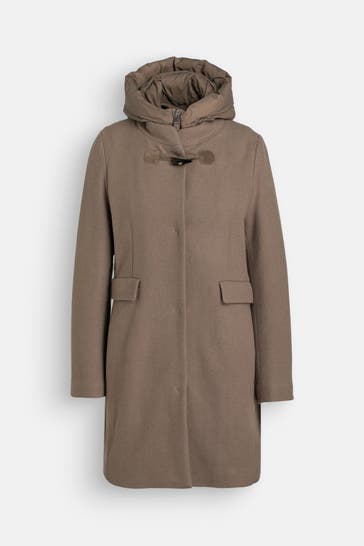 MABRUN Wollmantel 'Beatrice' taupe
