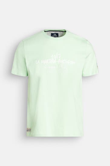 LA MARTINA T-Shirt hellgrün