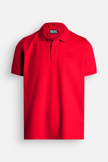 DIESEL Polo-Shirt rot