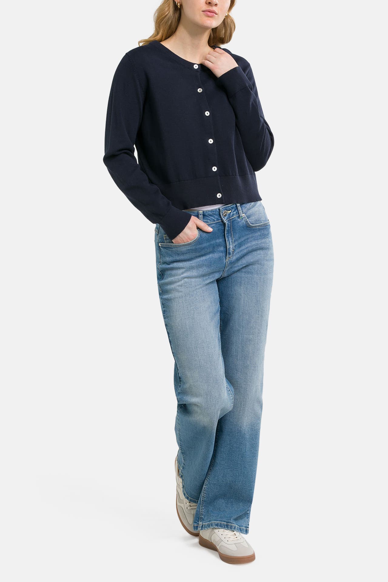 CARTOON Strickjacke navy, Bild 1