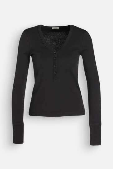 DRYKORN Longsleeve 'Kordelia' schwarz