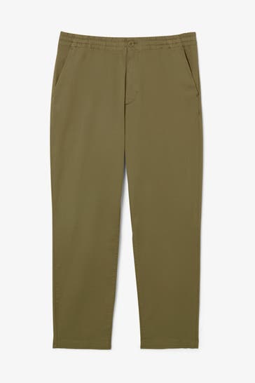 LACOSTE Stoffhose oliv