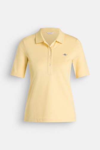 GANT Polo-Shirt hellgelb