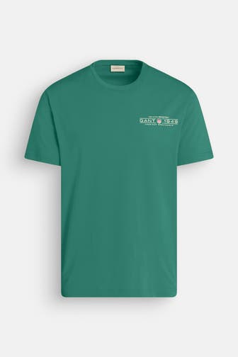 GANT T-Shirt dunkelgrün